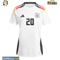 Deutschland Benjamin Henrichs #20 Heimtrikot Frauen EM 2024 Kurzarm